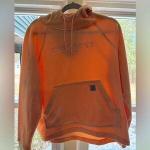 WOMEN'S CARHARTT FORCE® OVERSIZED-FIT FLEECE HOODED SWEATSHIRT